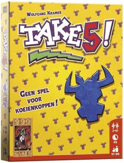 999 Games Take 5 Spel Geen Kleur