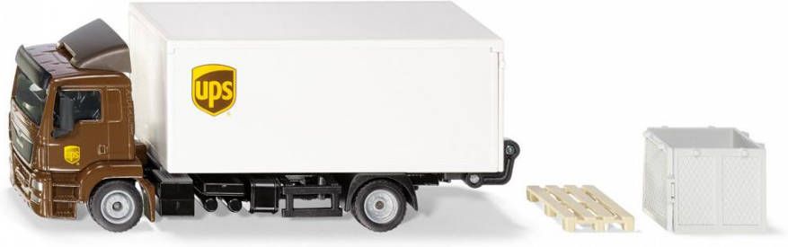 Siku Speelgoed vrachtwagen Super, MAN met laadbak en laadklep(1997 )