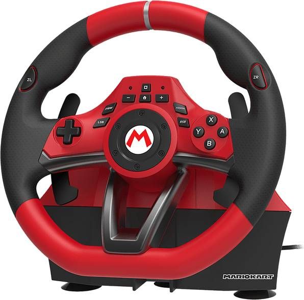 HORI Mario Kart Racing Wheel Pro Deluxe stuur Zwart/rood