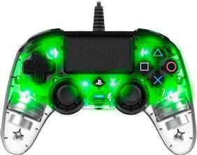 Nacon PlayStation 4 official wired compact LED controller groen