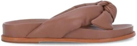 Alexandre Birman Italiaanse klei sandaal , Bruin, Dames