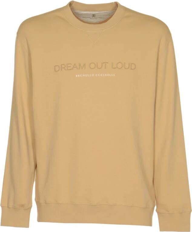 BRUNELLO CUCINELLI Truien & Vesten Beige Heren