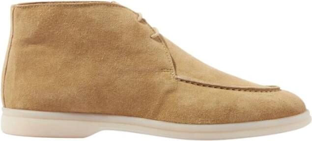 Scarosso Laarzen suède klei , Beige, Dames