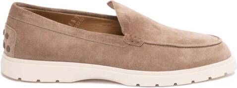 TOD'S Instappers & Slip ons Bruin Heren