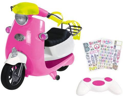 Baby Born Rc motor City radiografisch bestuurbare scooter voor poppen