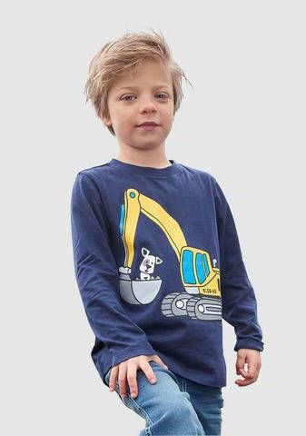 KIDSWORLD Shirt met lange mouwen Hond met graafmachine