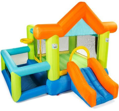 Knorrtoys ® Springkasteel Ballenbak met glijbaan en springgebied