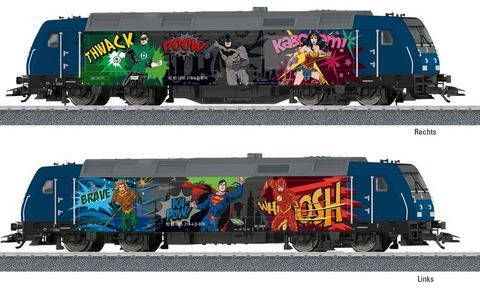 Märklin Diesellocomotief BR 285 Superhelden 36656 met licht en geluid, made in europe