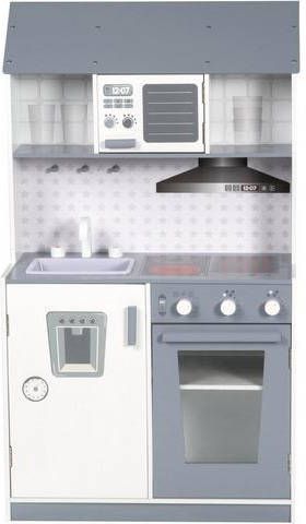 Roba ® Speelkeukentje Wit/grijs houten