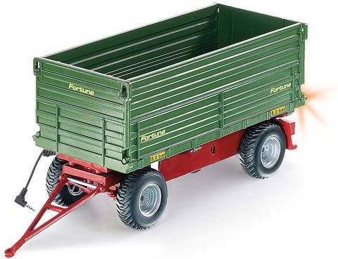 Siku Aanhanger voor speelgoedauto Control, tweezijdige kipper(6781)geschikt voor control tractoren op een schaal van 1 32, met licht