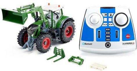 Siku RC tractor control, Fendt 933 vario met voorlader(6796)inclusief bluetooth app bediening en afstandsbedieningsmodule, schaal 1 32, met licht