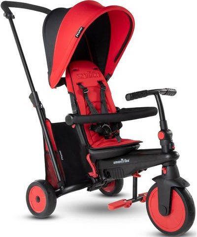smarTrike ® Driewieler FoldingTrike STR3, rood met verstelbaar zonnedak