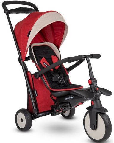 smarTrike ® Driewieler SmarTfold STR5, rood met verstelbaar zonnedak