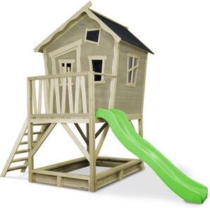 EXIT Toys Exit Crooky 500 Speelhuis Met Glijbaan + Zandbak