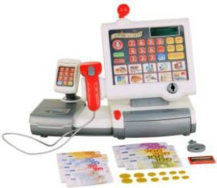 Speelgoed Kassa met scanner en weegschaal