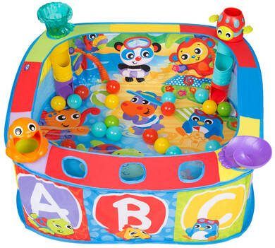 Playgro Ballenbak Pop Up Baby met vier verschillende speelstations