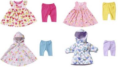 Baby Born Poppenkleding Deluxe 4 seizoenen(set, 8 delig )