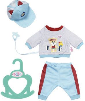 Baby Born Poppenkleding Little sport outfit blauw, 36 cm(set, 5 delig )