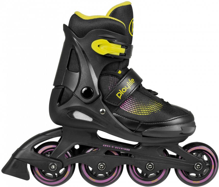 Powerslide Inlineskates Playlife Joker Junior Zwart/geel