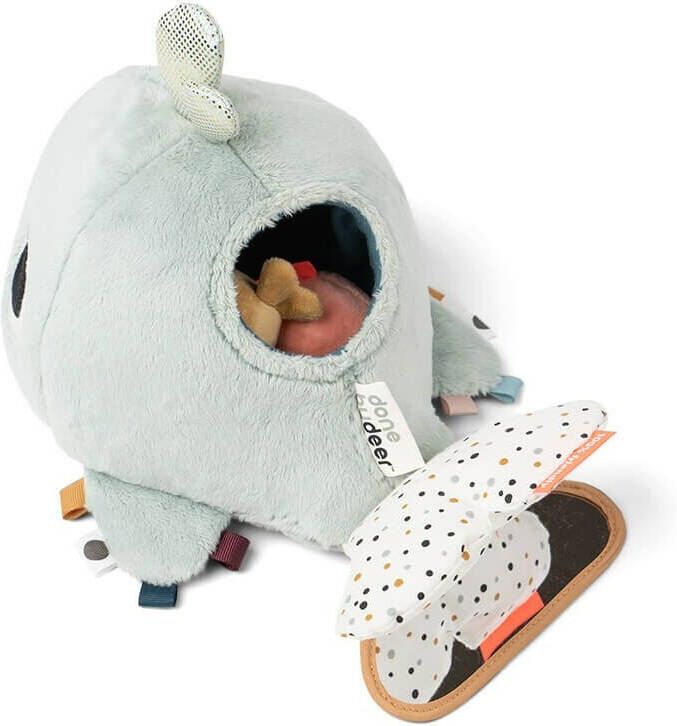 Done by Deer Baby Accessoires Hide and Seek Activity Toy Wally Blauw