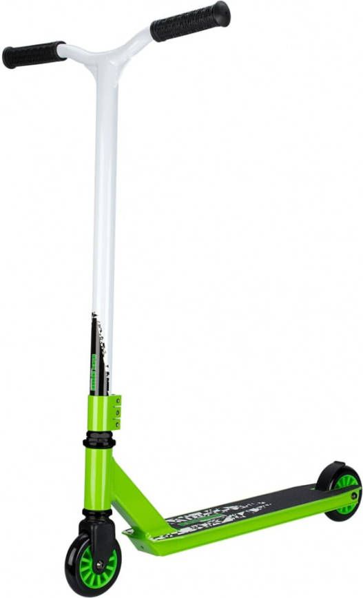 Black Dragon Stunt Scooter Vert Racer Zwart/Groen/Wit