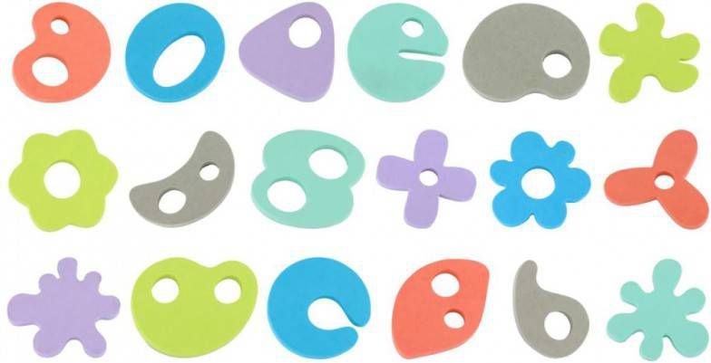 Bo Jungle B Bath Time rubberen speelgoed 36 stuks B900400