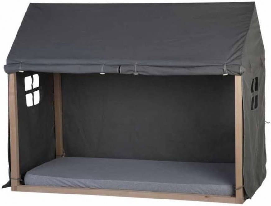 Childhome Tipi Bedframe Cover 90 x 200 cm Steengrijs