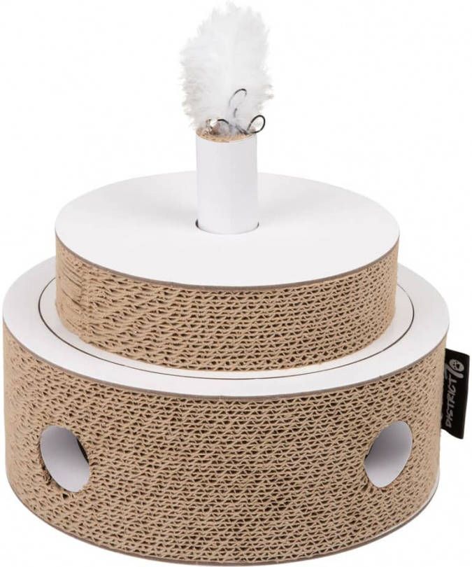 District 70 Fiesta 25 x 25 x 25 cm Kattenspeelgoed Wit