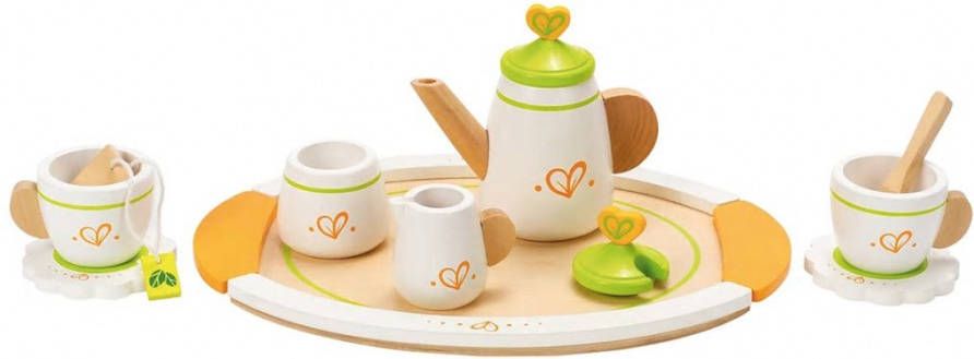 Hape Speelservies Theeservies voor twee houten(set, 12 delig )