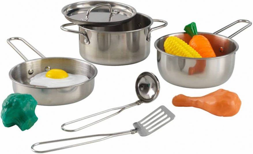 KidKraft ® Kinder keukenset Luxe pannenset(11 delig )