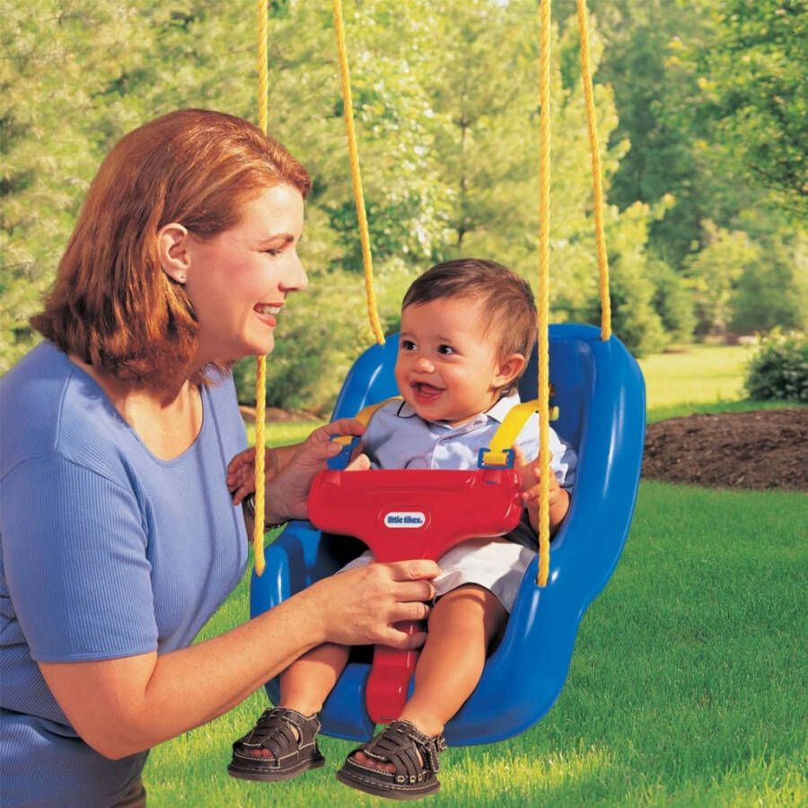Little Tikes Schommel Snug en Secure 2 in 1 blauw