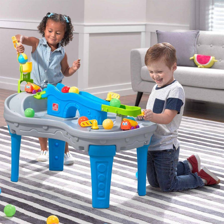 Step2 Ball Buddies Truckin&apos, & Rollin&apos, Speeltafel Voor Kinderen Met Ballen Kinder Speelgoed Van Kunststof Met