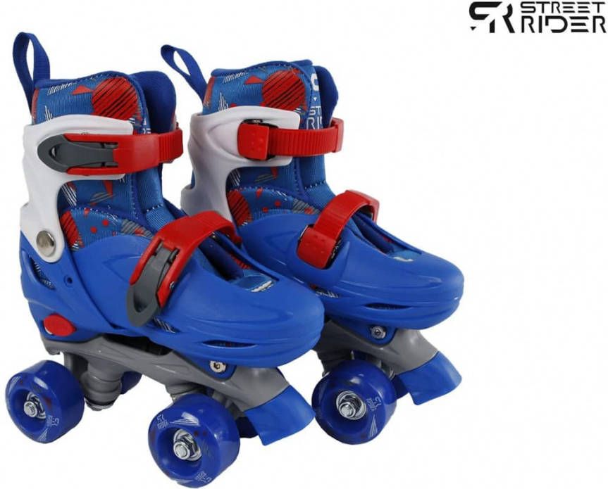 SinQel Street Rider Rolschaatsen Verstelbaar Jongens Blauw/ 30