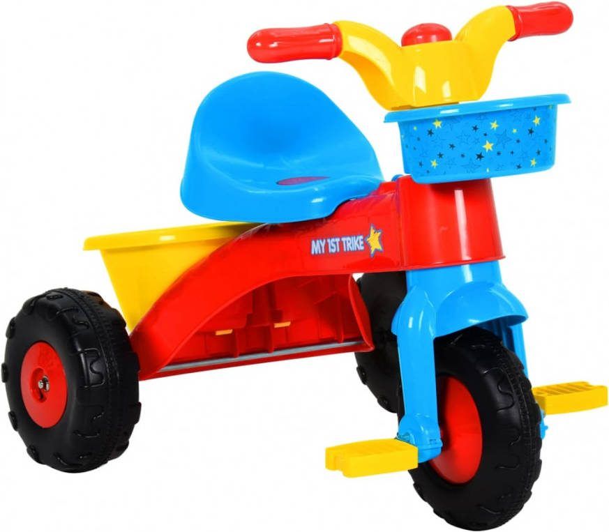 VIDAXL Driewieler voor kinderen meerkleurig