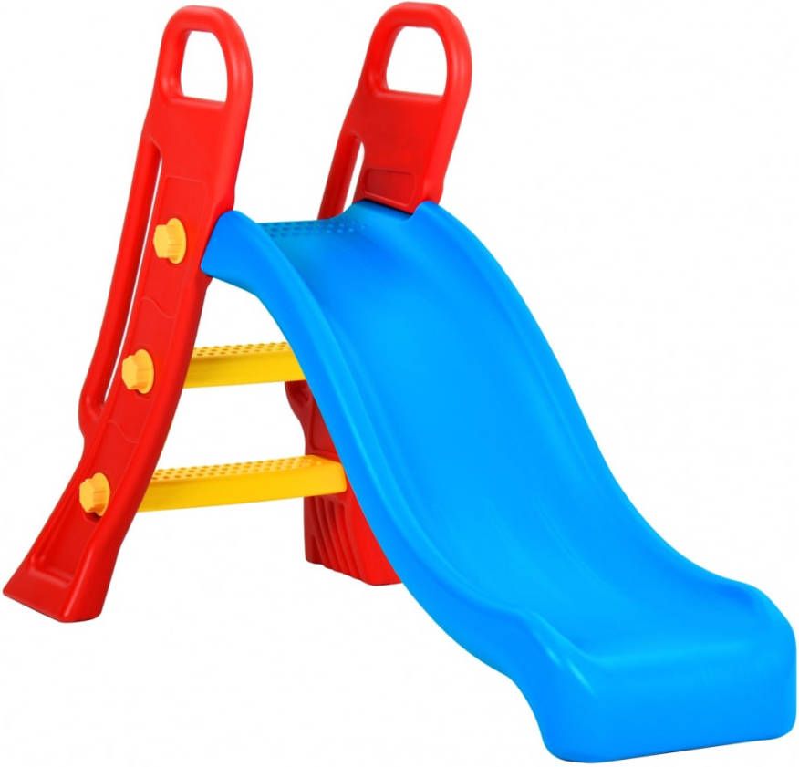 VIDAXL Kinderglijbaan inklapbaar 135 cm meerkleurig