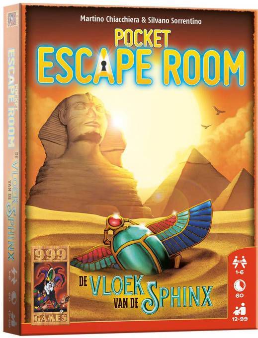 999 Games Pocket Escape Room De Vloek Van De Sphinx Spel GEEN