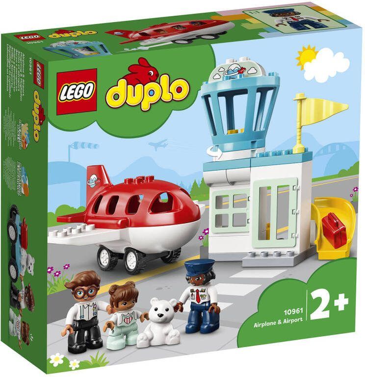 Lego DUPLO Town Aeroplane & Airport Toy for Toddlers(10961 )