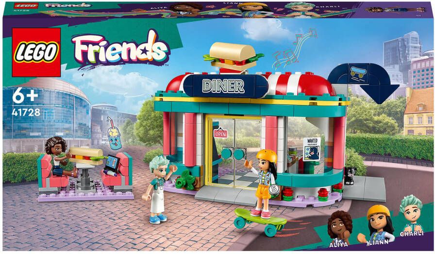 Lego Friends Heartlake Downtown Diner Restaurant Set(41728 )