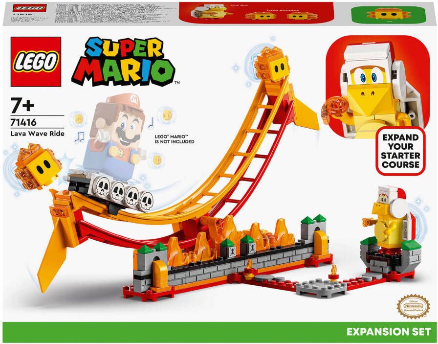 Lego Super Mario Lava Wave Ride Expansion Set Toy(71416 )