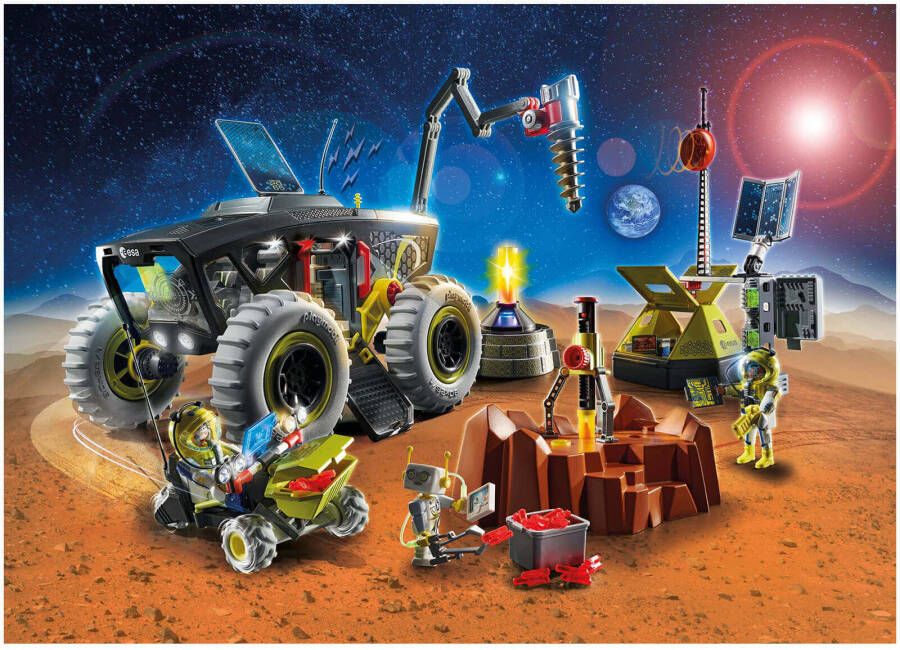 Playmobil ® Constructie speelset Mars expeditie met voertuigen(70888 ), Space met licht en geluidseffecten, made in germany(173 stuks )