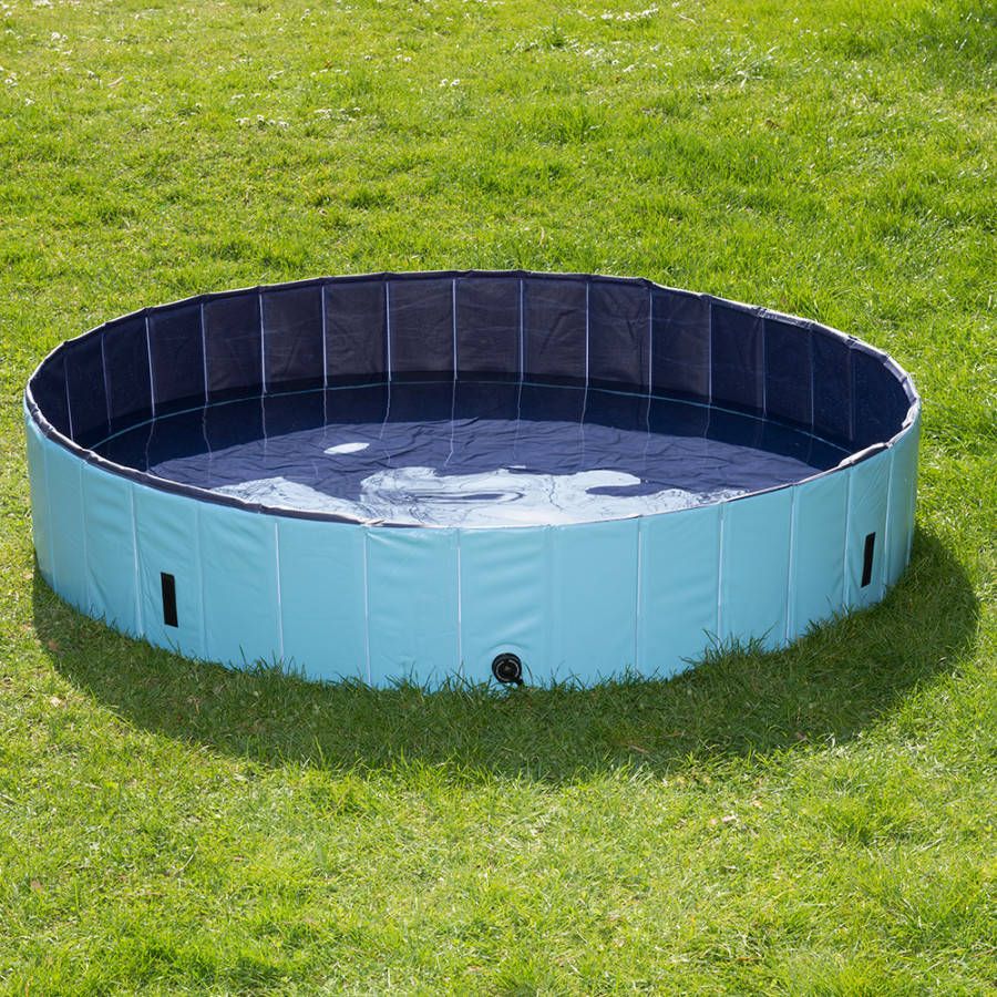 zooplus Exclusive Ø, 120xH30cm Dog Pool Hondenzwembad incl. afdekzeil